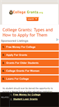 Mobile Screenshot of collegegrants.org